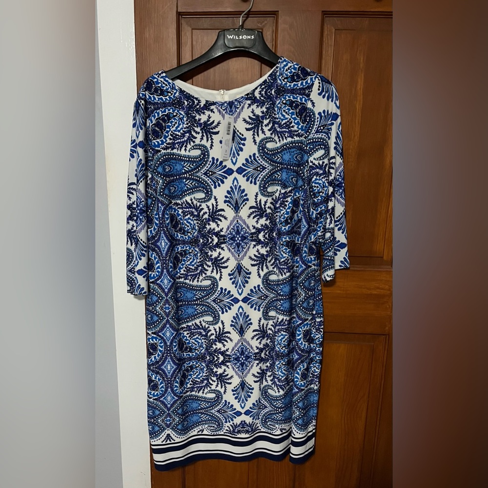 Chico's| Paisley Geo Print Short Dress